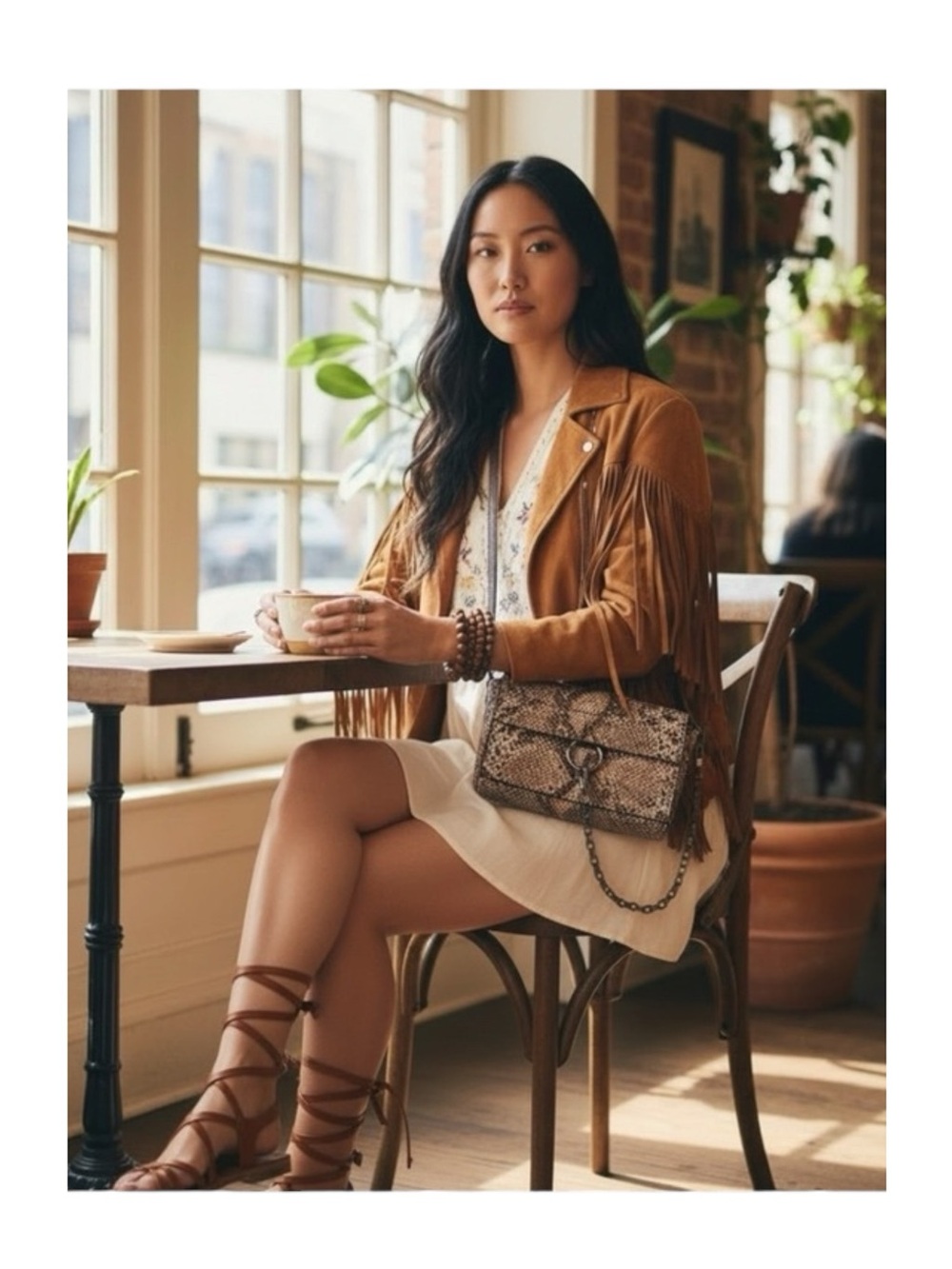new T Tahari ᪥ Convertible Clutch Crossbody Bag Handbag ᪥ Snakeskin Leather ᪥